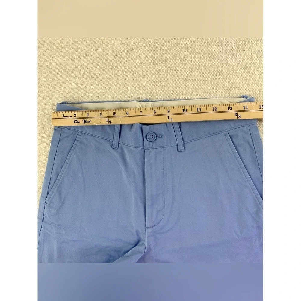 Crewcuts New Boy's flat front chino shorts in blue size 16